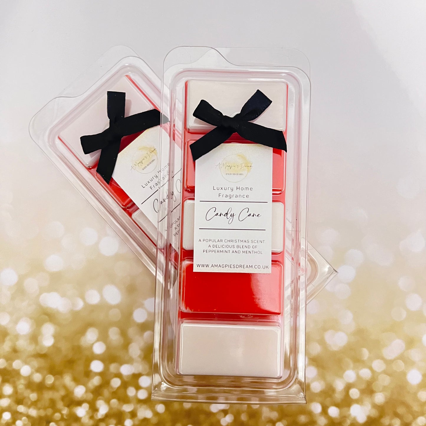 Candy Cane Wax Melt Snap Bar