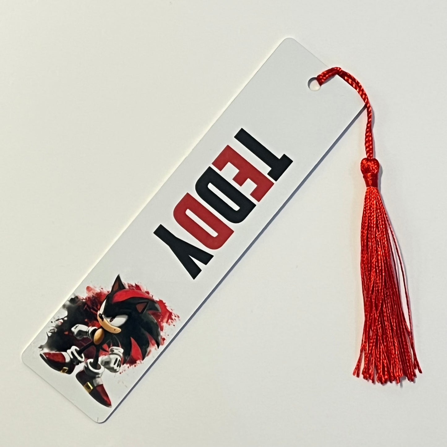 Personalised Aluminium Shadow Bookmark