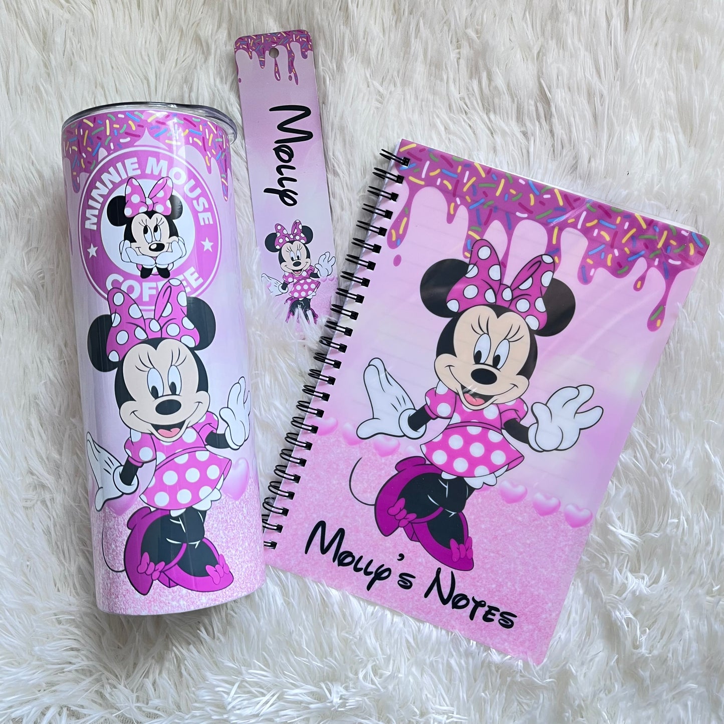 Personalised Aluminium Minnie Mouse Bookmark