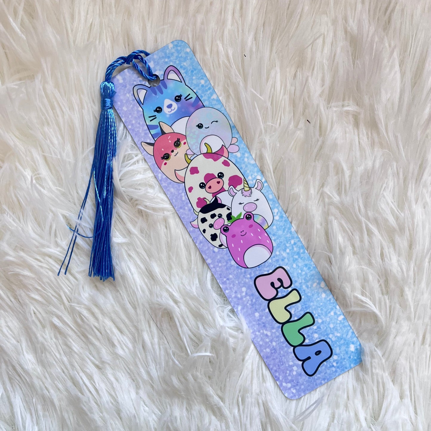 Personalised Aluminium Squishy Toy Bookmark