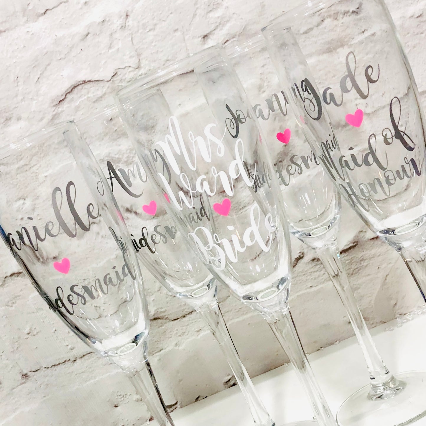 Personalised Champagne Flutes