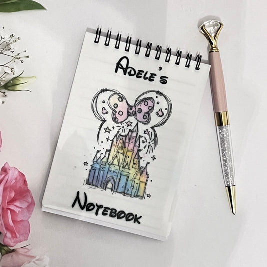 Personalised Disney Castle Notebook