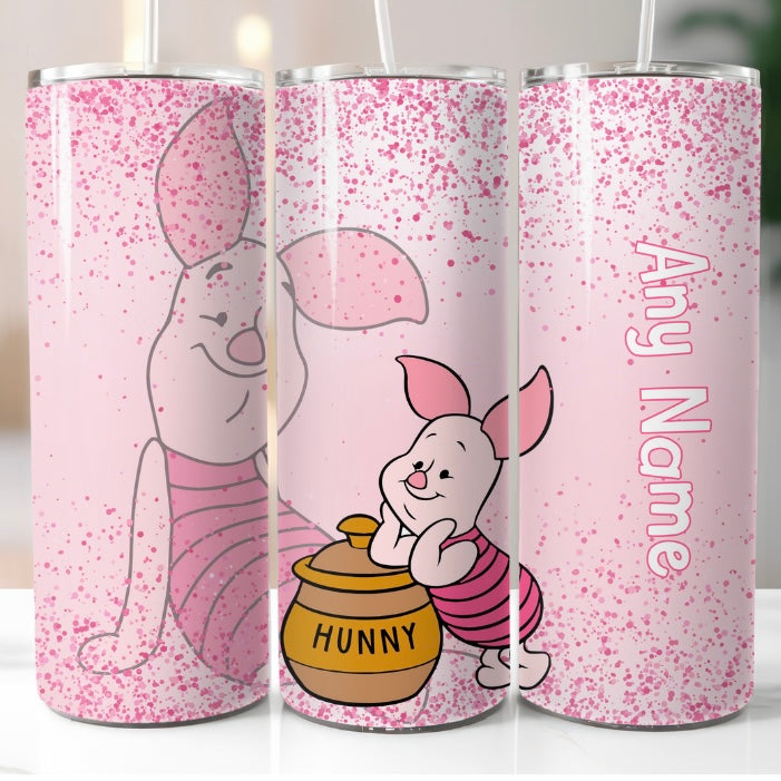 Personalised Shy Pig Tumbler