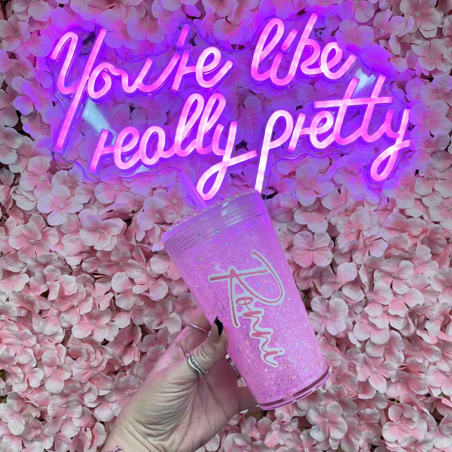 Personalised Snowglobe Tumbler