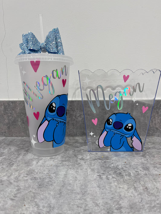 Stitch Cold Cup and Snack Pot