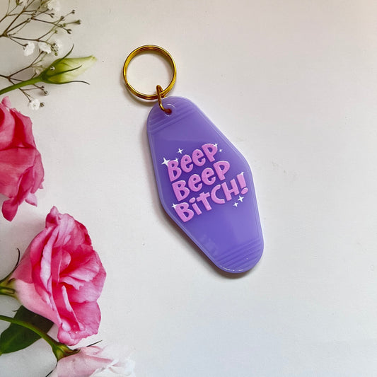 Beep Beep Bitch Keyring