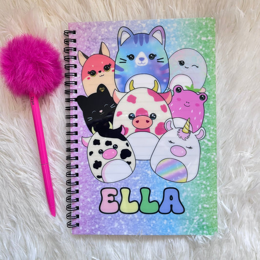 Personalised Squishy Toy Notebook
