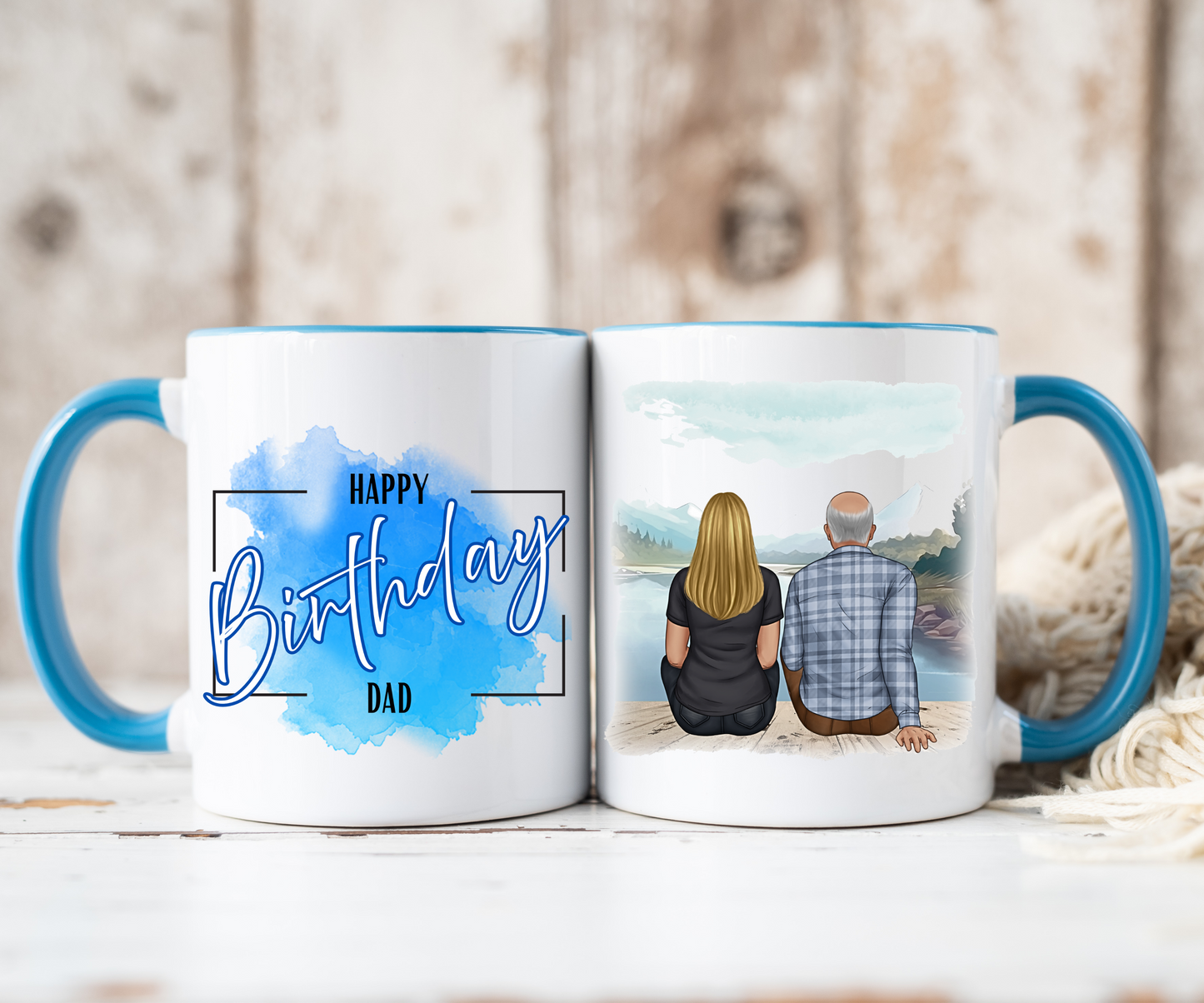 Personalised Birthday Mug for Dad or Grandad