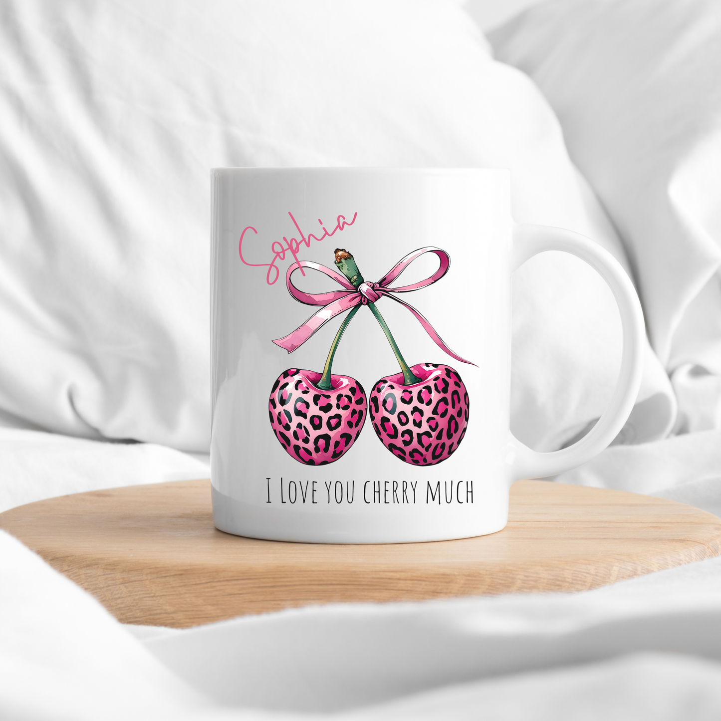Personalised Cherry Much Mug