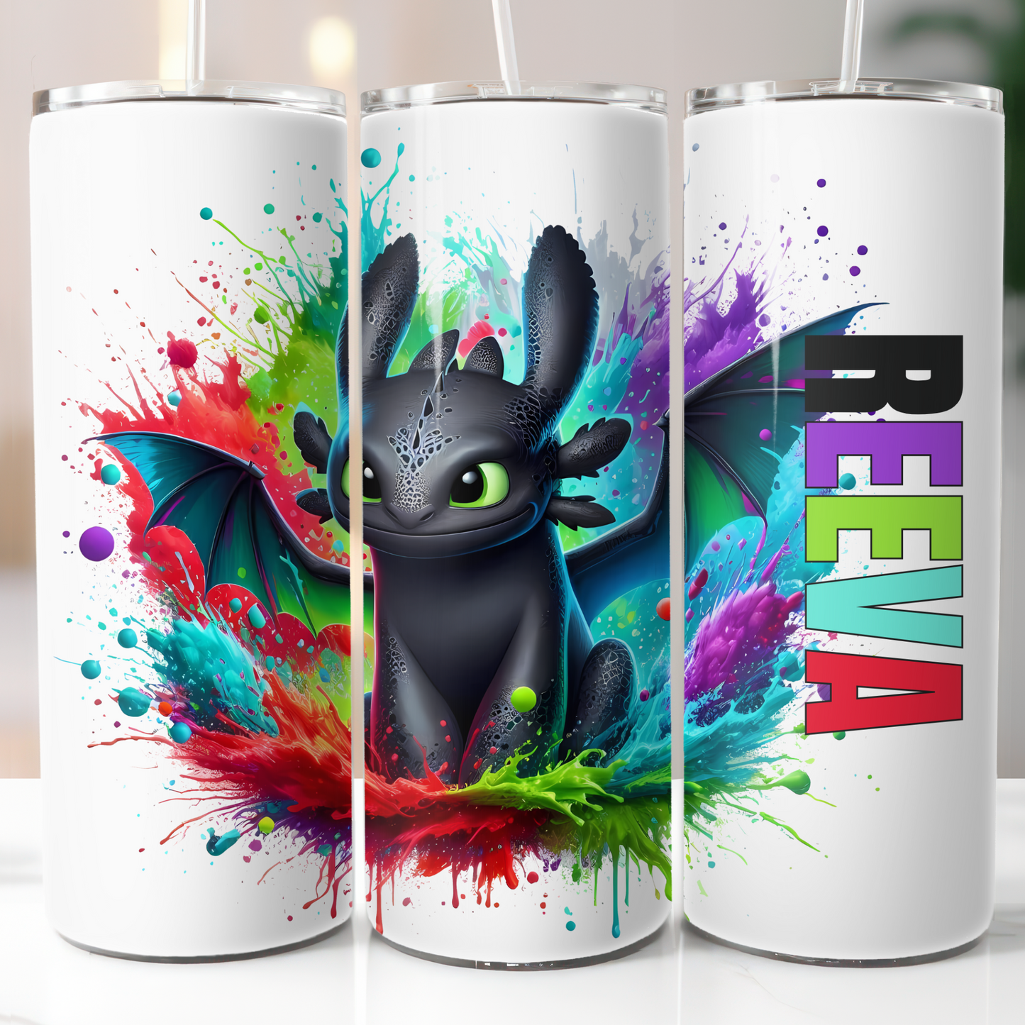 Personalised Toothless 20oz Tumbler